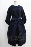 画像1: Jane Marple / CREATING ALICE刺繍ドレス  ネイビー H-24-12-27-004-JM-OP-KB-ZT082 (1)