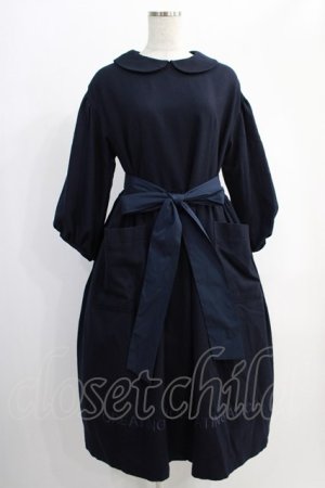 画像: Jane Marple / CREATING ALICE刺繍ドレス  ネイビー H-24-12-27-004-JM-OP-KB-ZT082