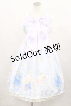 画像: Angelic Pretty / Fairy Seasonディズニープリンセスジャンパースカート Free ラベンダー H-24-12-27-1005-AP-OP-NS-ZH