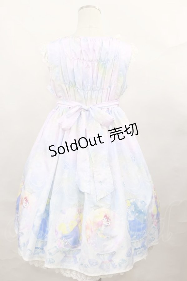 画像2: Angelic Pretty / Fairy Seasonディズニープリンセスジャンパースカート Free ラベンダー H-24-12-27-1005-AP-OP-NS-ZH (2)