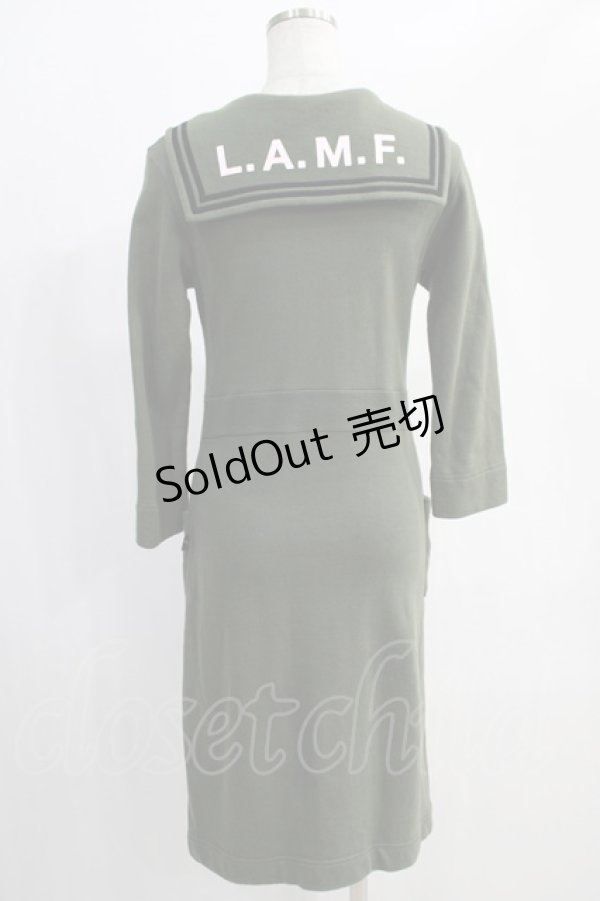 画像3: Katie / L.A.M.F.sailor one-piece  カーキ H-24-12-27-065-LO-OP-KB-ZH (3)