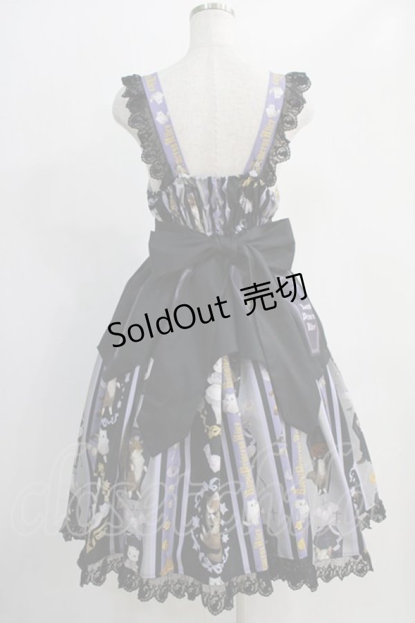 画像3: Royal Princess Alice / Halloween Cat・ねこ助コラボワンピース Free ブラック H-24-12-28-1001-LO-OP-NS-ZH (3)