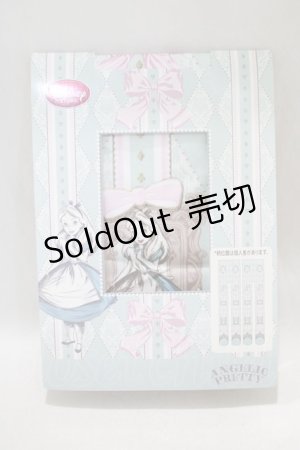 画像: Angelic Pretty / Upside Down Story アリス タイツ  サックス H-24-12-29-1031-AP-ZA-NS-ZH