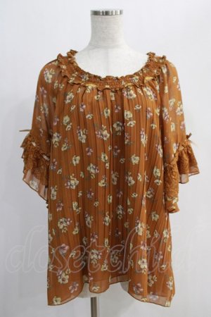 画像: axes femme / バックシャンプルオーバー M ブラウン H-24-12-29-1068-AX-TO-NS-ZH