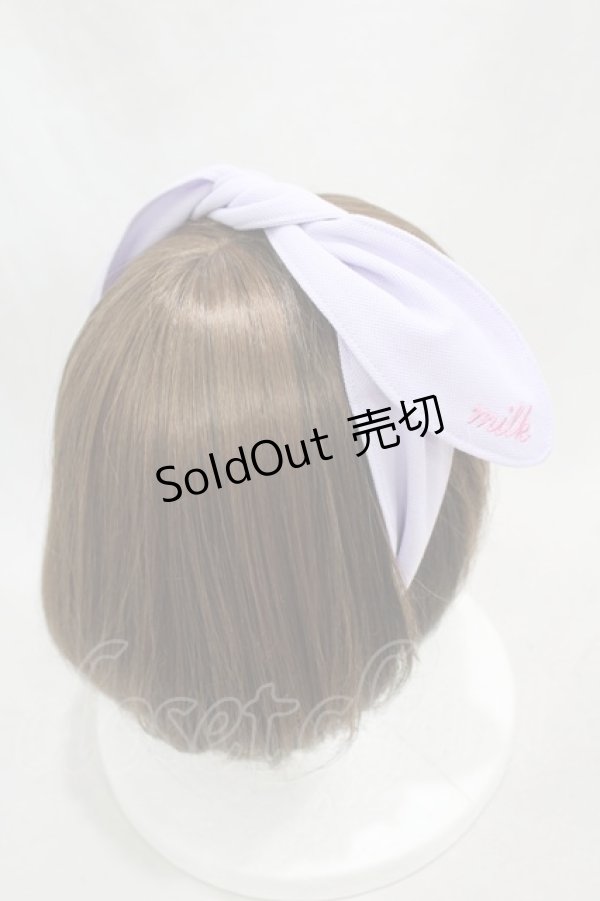 画像2: MILK / バニーイヤーヘアバンド  ラベンダー H-24-12-29-2058-ML-AC-KB-ZH (2)