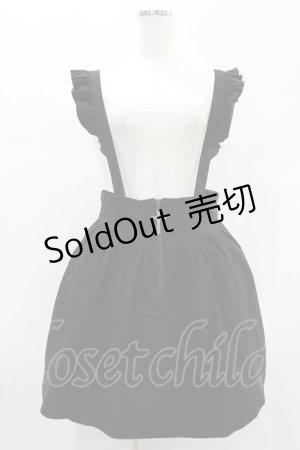 画像: KILL STAR / YUNA SUSPENDER SKIRT M ブラック H-24-12-29-2014-SL-SK-KB-ZI