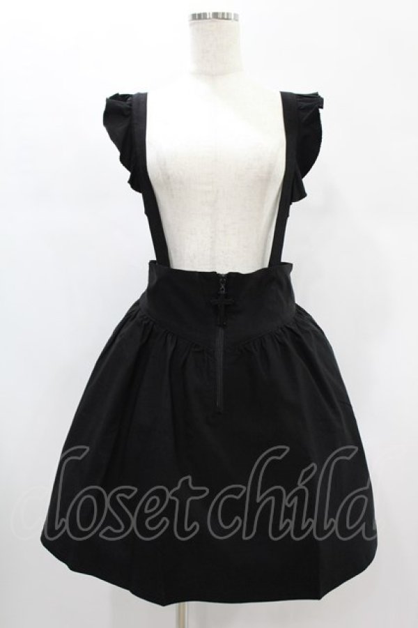 画像1: KILL STAR / YUNA SUSPENDER SKIRT M ブラック H-24-12-29-2015-SL-SK-KB-ZI (1)