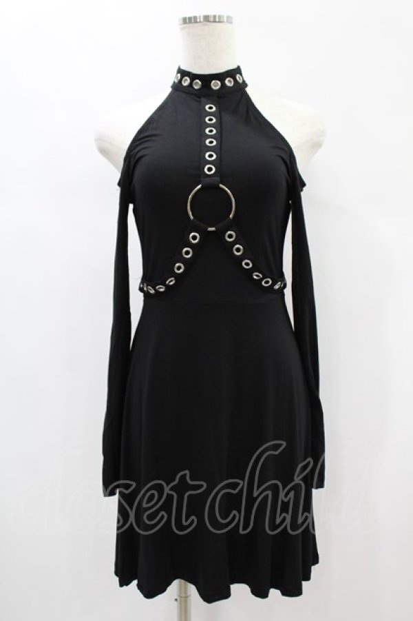 画像1: KILL STAR / HELTER LONG SLEEVE DRESS XS ブラック H-24-12-29-2027-SL-OP-KB-OS (1)