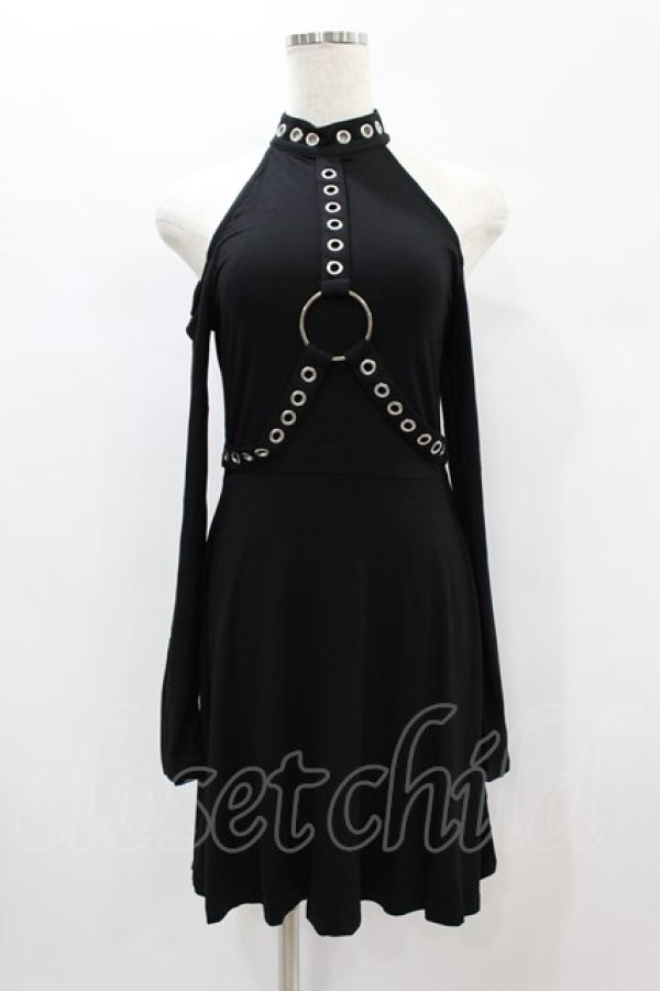 画像1: KILL STAR / HELTER LONG SLEEVE DRESS XS ブラック H-24-12-29-2028-SL-OP-KB-ZS (1)