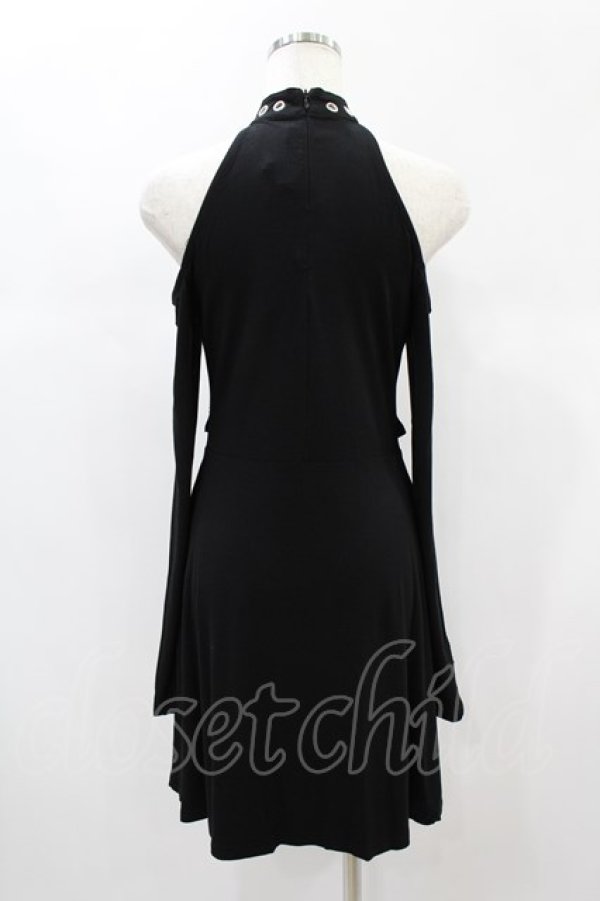 画像2: KILL STAR / HELTER LONG SLEEVE DRESS S ブラック H-24-12-29-2030-SL-OP-KB-OS (2)
