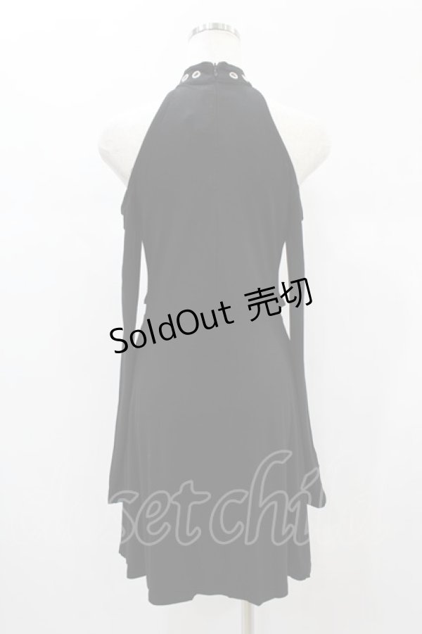 画像2: KILL STAR / HELTER LONG SLEEVE DRESS S ブラック H-24-12-29-2030-SL-OP-KB-OS (2)