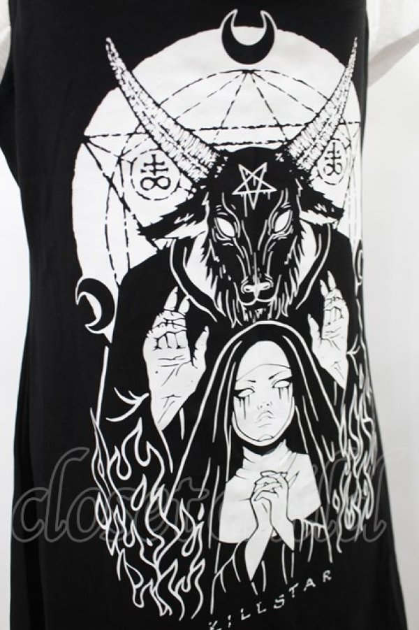 画像3: KILL STAR / NUNSENSE 2-PIECE DRESS L 白×黒 H-25-01-02-2013-SL-OP-KB-ZI (3)