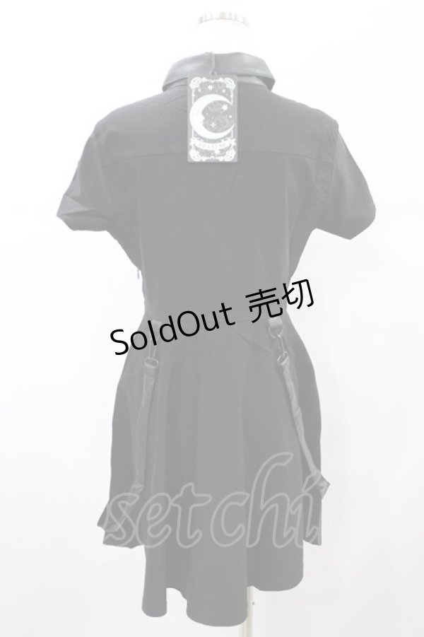 画像2: KILL STAR / MENACE COLLAR DRESS L ブラック H-25-01-02-2019-SL-OP-KB-ZS (2)