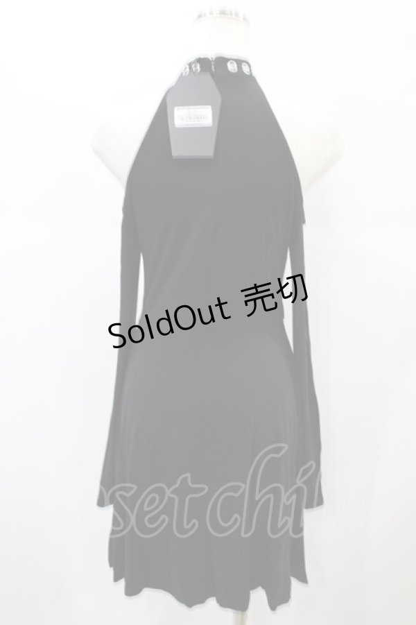 画像2: KILL STAR / HELTER LONG SLEEVE DRESS XS ブラック H-25-01-02-2002-SL-OP-KB-ZI (2)