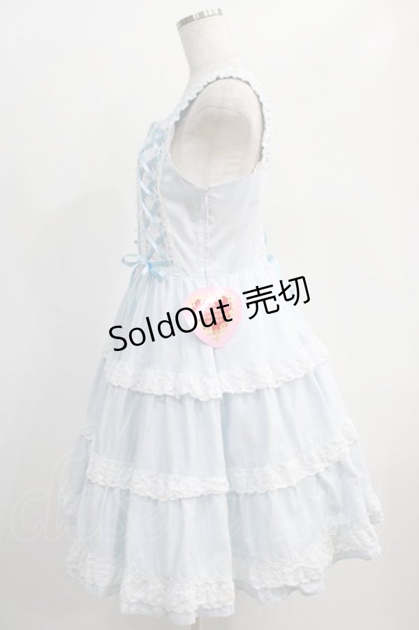 画像2: BABY,THE STARS SHINE BRIGHT / ミルフィーユジャンパースカート Free サックス H-25-01-03-009-BA-OP-NS-ZH (2)