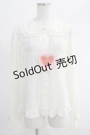 画像: BABY,THE STARS SHINE BRIGHT / シフォンベビードールブラウス Free アイボリー H-25-01-04-038-BA-BL-NS-ZH