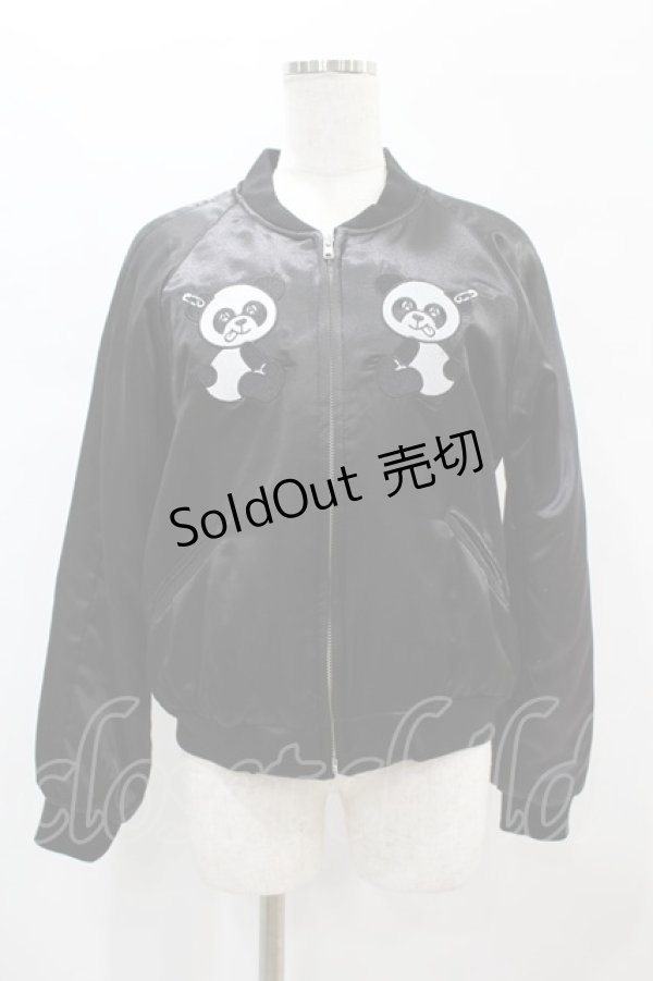 画像1: Candy Stripper / ANARCHY PEPE SOUVENIR JACKET S 黒 H-25-10-20-007-PU-JA-KB-ZH (1)