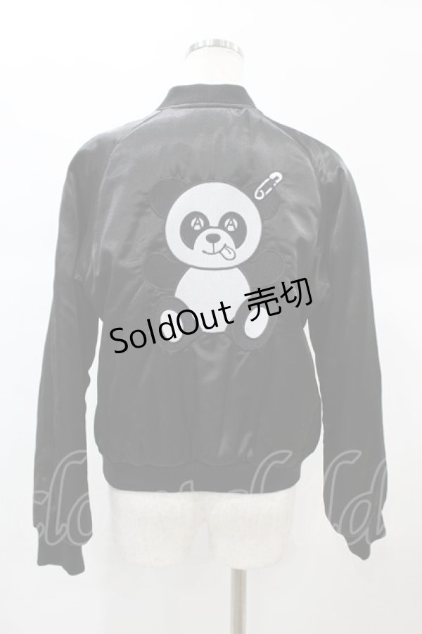 画像2: Candy Stripper / ANARCHY PEPE SOUVENIR JACKET S 黒 H-25-10-20-007-PU-JA-KB-ZH (2)