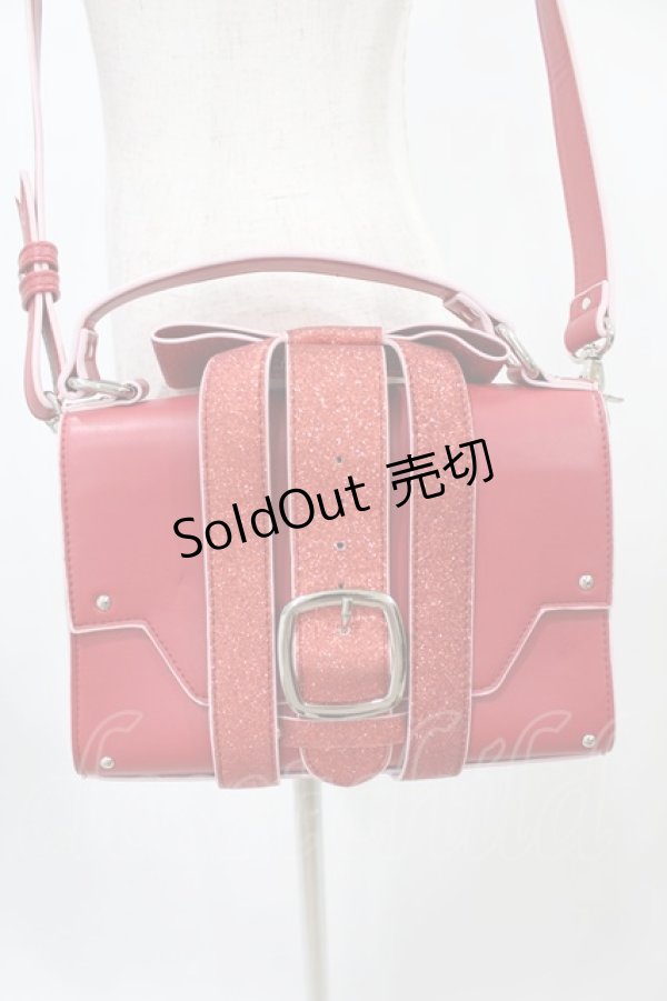 画像3: Candy Stripper / MY LITTLE CANDY RIBBON HAND BAG  RED H-25-01-06-048-PU-BG-KB-ZH (3)