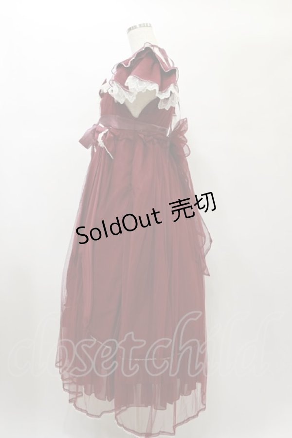 画像3: BABY,THE STARS SHINE BRIGHT / La fleurie シフォンワンピース Free エンジ H-25-01-07-046-BA-OP-NS-ZH (3)