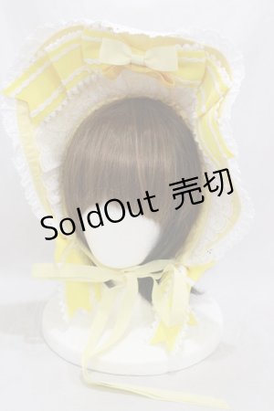 画像: BABY,THE STARS SHINE BRIGHT / Le Ruban Ombre Roseボンネット  イエロー H-25-01-07-021-BA-AC-NS-ZH