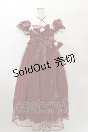 画像: BABY,THE STARS SHINE BRIGHT / La fleurie シフォンワンピース Free エンジ H-25-01-07-046-BA-OP-NS-ZH