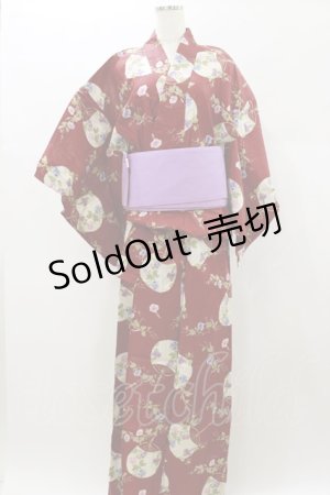 画像: PINK HOUSE / 浴衣セット Free レッド H-25-01-08-056-LO-OP-NS-ZH