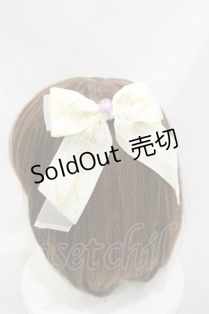 画像: Angelic Pretty / Jewelry RibbonクリップSet  アイボリー H-25-01-08-087-AP-AC-NS-ZH