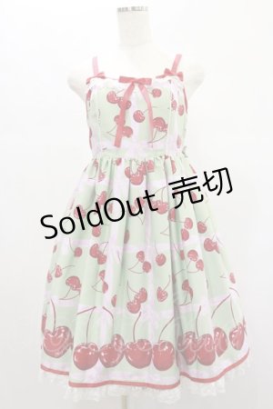 画像: Angelic Pretty / Charming Cherryジャンパースカート Free  H-25-01-08-018-AP-OP-NS-ZH