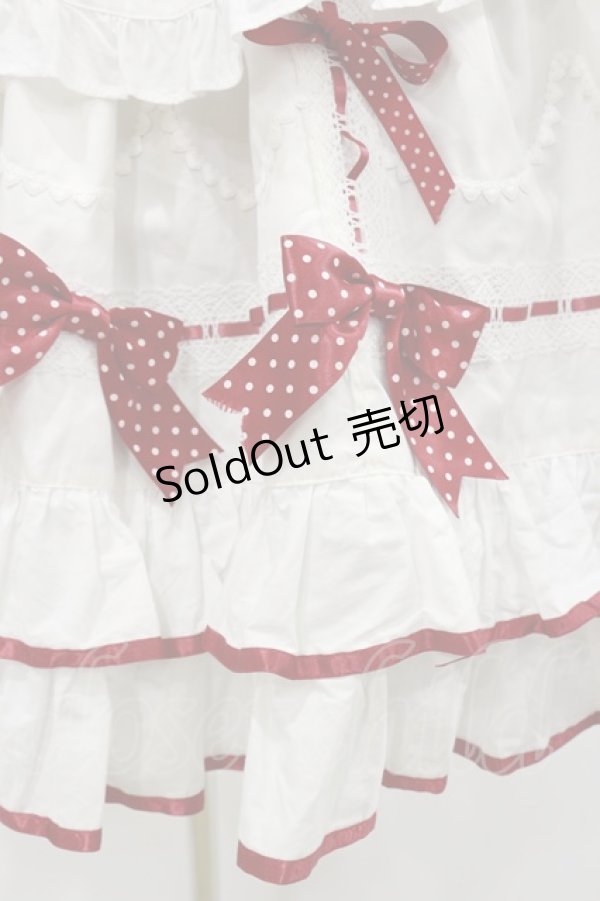 画像5: BABY,THE STARS SHINE BRIGHT / うさくみゃちゃんのドットリボンジャンパースカート Free オフ/レッド H-25-01-08-021-BA-OP-NS-ZH (5)