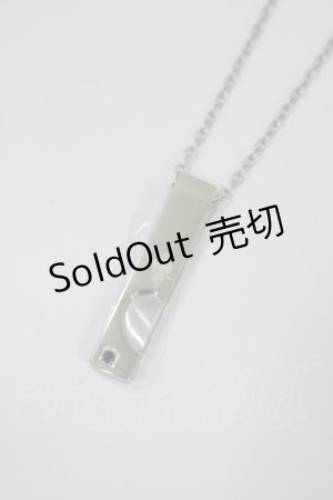 画像: NieR Clothing / PLATE NECKLACE  シルバー H-25-01-09-048-PU-AC-KB-ZH
