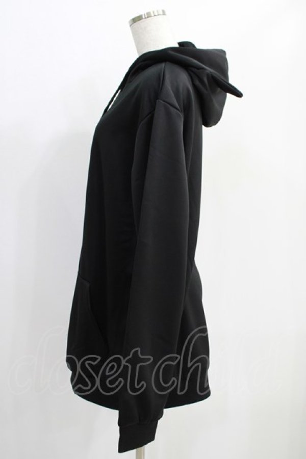 画像2: NieR Clothing / プリントプルパーカー F 黒 H-25-01-09-053-PU-TO-KB-ZT044 (2)