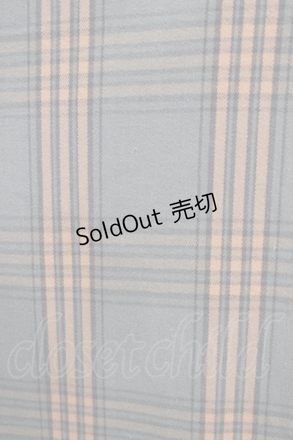 画像4: MILKBOY / LONG SHIRTS  グレー×オレンジチェック H-25-01-10-028-MB-BL-KB-ZH (4)