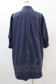 画像2: Jane Marple Dans Le Salon / Flight-sleeve shirt dress M ライトネイビー H-25-01-10-1008-JM-OP-KB-ZT027 (2)