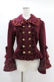 画像1: ATELIER PIERROT / Alettaショートコート 1 ボルドー H-25-01-12-1005-EL-CO-KB-ZT-C042 (1)
