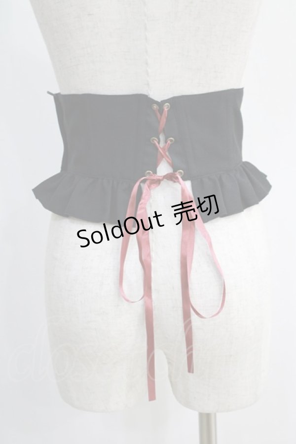 画像4: metamorphose / フリルコルセット Free ブラック H-25-01-12-066-ME-TO-NS-ZH (4)