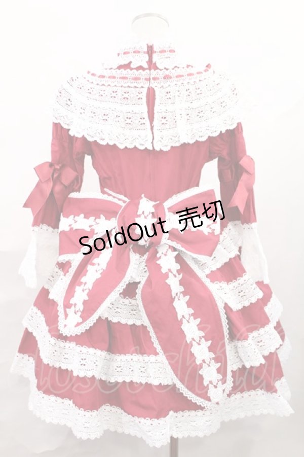 画像3: BABY,THE STARS SHINE BRIGHT / エリザベスワンピース&ヘッドドレスセット Free エンジ H-25-01-13-1005-BA-OP-NS-ZH (3)