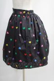 画像2: MILK / ハートキャンディスカート  ブラック×キャンディハート H-25-01-13-007-ML-SK-KB-ZT414 (2)
