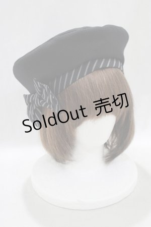 画像: Orlando / 回転木馬のベレ  ブラック H-25-01-13-078-GO-AC-KB-ZH