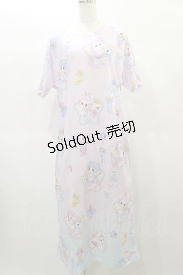 画像1: Royal Princess Alice / Pastel Merry-go-round 飴ノ森ふみかコラボ カットソーワンピース Free ピンク H-25-01-14-091-LO-OP-NS-ZH (1)