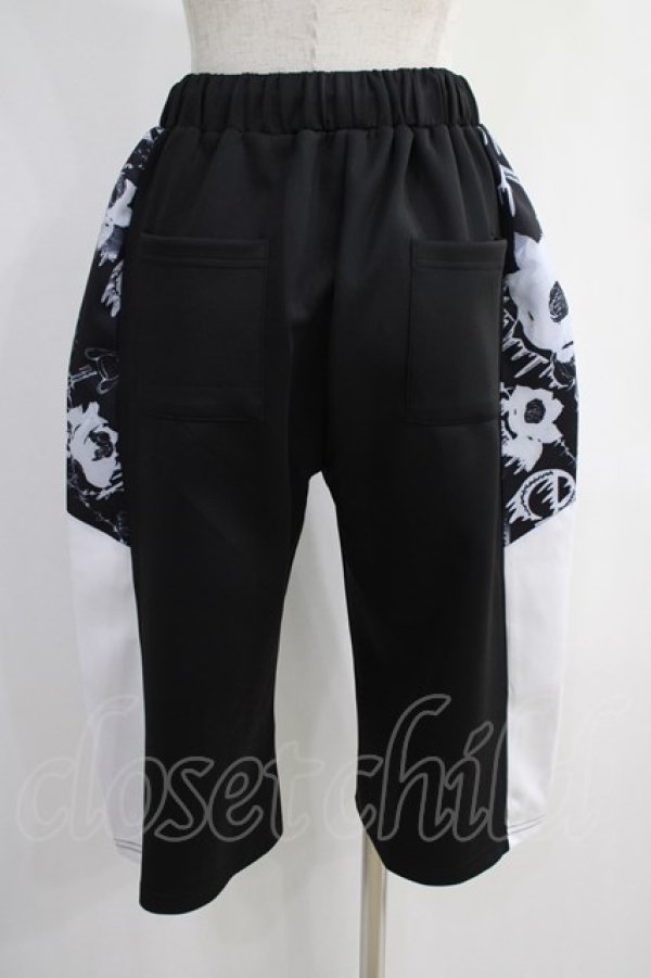 画像3: NieR Clothing / 切替ハーフパンツ  黒×白 H-25-01-16-031-PU-PA-KB-ZT265 (3)