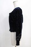 画像2: Candy Stripper / FLOWER VELOUR   ネイビー H-25-01-16-050-PU-TO-KB-ZT107 (2)
