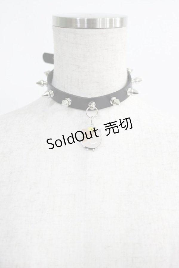 画像1: NieR Clothing / チョーカー  黒 H-25-01-16-071-PU-AC-KB-ZH (1)