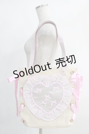 画像: Swankiss / SG picnic heart BAG  ピンク H-25-01-19-052-CA-BG-NS-ZH