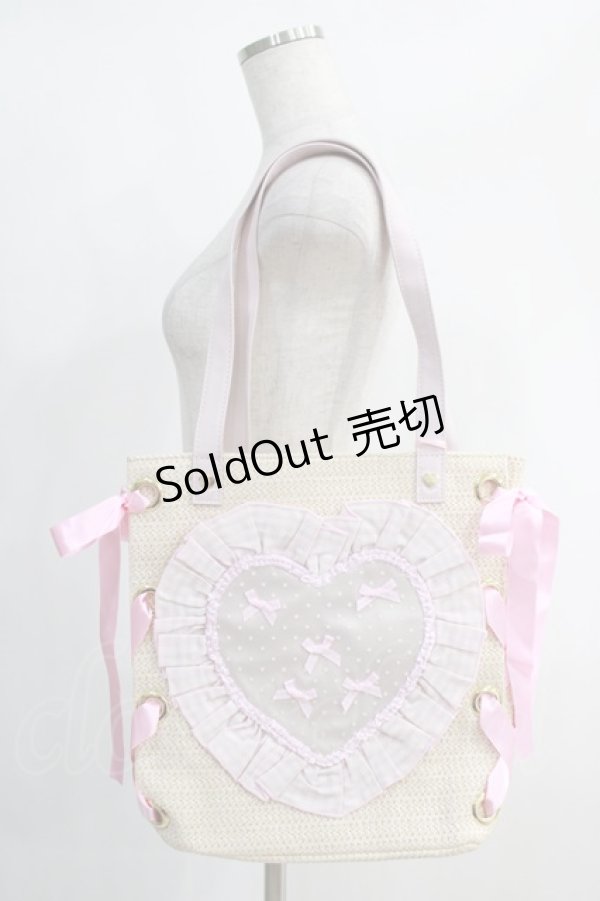 画像1: Swankiss / SG picnic heart BAG  ピンク H-25-01-19-052-CA-BG-NS-ZH (1)