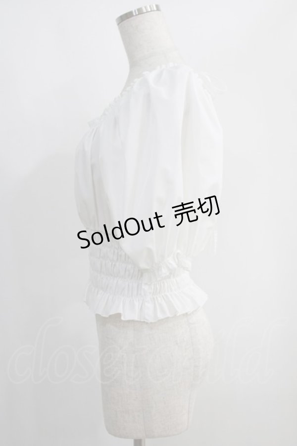 画像2: MILK / Dollパフトップス  ホワイト H-25-01-19-1028-ML-TO-KB-ZH (2)