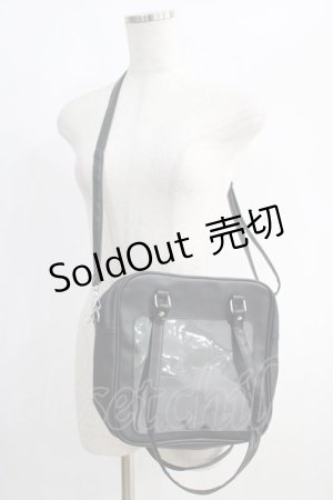 画像: NieR Clothing / クリア切替バッグ  黒 H-25-01-19-1082-PU-BG-KB-ZH