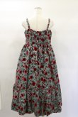 画像2: Jane Marple Dans Le Salon / Winter daisy strap dress  グレー H-25-01-20-1048-JM-OP-KB-ZT081 (2)