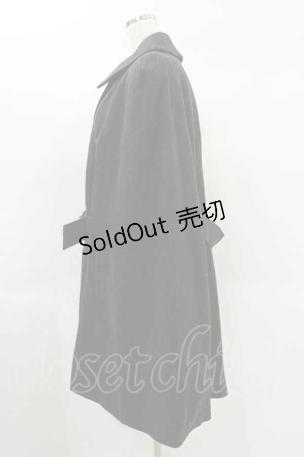 画像3: Jane Marple Dans Le Salon / ダブルボタンマントコート  グレー H-25-01-20-2012-JM-CO-KB-ZT-C042 (3)