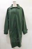 画像1: NieR Clothing / ジェンダーレス4POCKET LONG COAT  グリーン H-25-01-20-2023-PU-CO-KB-ZT-C046 (1)